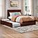 Canyon Full Platform Bed w/Matching Footboard & Twin Trundle by Atlantic