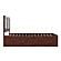 Canyon Full Platform Bed w/Matching Footboard & Full Trundle by Atlantic