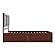 Canyon Queen Platform Bed w/Matching Footboard & Set of 2 Storage Drawers by Atlantic