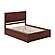 Canyon Queen Platform Bed w/Matching Footboard & Set of 2 Storage Drawers by Atlantic