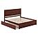 Canyon King Platform Bed w/Matching Footboard & Twin XL Trundle by Atlantic