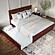 Canyon King Platform Bed w/Matching Footboard & Twin XL Trundle by Atlantic