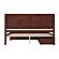 Canyon King Platform Bed w/Matching Footboard & Set of 2 Storage Drawers by Atlantic