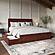 Canyon King Platform Bed w/Matching Footboard & Set of 2 Storage Drawers by Atlantic