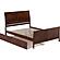 Portland Queen Platform Bed w/Matching Footboard & Twin XL by Atlantic