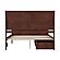 Portland Queen Platform Bed w/Matching Footboard & Bed Drawers by Atlantic