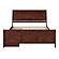 Portland King Platform Bed w/Matching Footboard & Bed Drawers by Atlantic