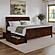 Portland King Platform Bed w/Matching Footboard & Bed Drawers by Atlantic