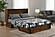 The Alpine Queen Murphy Cabinet Bed Heritage Brown by Night & Day Furniture