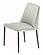 907 Light Gray PU Upholstersted Dining Chair w/Metal Frame by BH Furniture