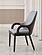 Aria Adobe Sky Blue/Dark Gray PU Two-Tone Upholstersted Arm Chair w/Wooden Legs by BH Furniture