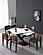 Evolve Porcelain Top Expandable Dining Table w/Black Matte Metal Base by BH Furniture