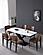 Evolve Porcelain Top Expandable Dining Table w/Black Matte Metal Base by BH Furniture