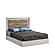 Gilda Vangard Marble High Gloss Bedroom Set by BH Furniture