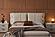 Grace Smoke Leather Platform Bed by BH Furniture