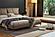 Grace Dark Taupe Leather Platform Bed by BH Furniture