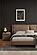 Grace Dark Taupe Leather Platform Bed by BH Furniture
