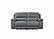 Hailey Dark Gray Leather/PVC Sofa by BH Furniture