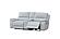 Hailey Smoke Gray Leather/PVC Sofa by BH Furniture