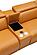 Hartley Camel Leather 6-Piece Sectional w/3 Power Recliners by BH Furniture