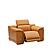 Hartley Camel Leather Power Recliner Chair by BH Furniture