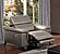 Hendrix NL5102 Dark Gray Leather Electric Recliner Chair by BH Furniture