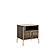 Lola Canyon Oak High Gloss Bedroom Set by BH Furniture