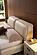 Mason Ivory Full Leather Platform Bed by BH Furniture