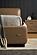 Mason Buttermilk Full Leather Platform Bed by BH Furniture