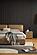 Mason Buttermilk Full Leather Platform Bed by BH Furniture