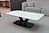 Vector Porcelain Top Coffee Table w/Black W-shaped Structural Legs by BH Furniture