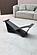 Vex Porcelain Top Coffee Table w/Black V-shaped Structural Legs by BH Furniture