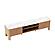 Whitney GJ-202301 Marble Top TV Stand w/MDF & Solid Ash Wood Frame by BH Furniture