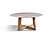 Winston Marble Top Coffee Table w/Solid Rubber Wood Frame by BH Furniture