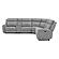 Wonder Sky Fabric 6-Piece Sectional by BH Furniture