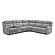 Wonder Sky Fabric 6-Piece Sectional by BH Furniture
