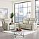 Wonder Sandstone Leather/PVC Loveseat by BH Furniture