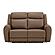 Wonder Camel Leather/PVC Loveseat by BH Furniture