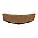 Wyatt Butternut Leather/PVC 6-Piece Sectional by BH Furniture