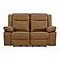 Wyatt Butternut Leather/PVC Loveseat by BH Furniture