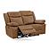 Wyatt Butternut Leather/PVC Loveseat by BH Furniture