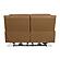 Wyatt Butternut Leather/PVC Loveseat by BH Furniture