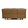 Wyatt Butternut Leather/PVC 3-Seater Sofa by BH Furniture