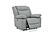 Wyatt Light Gray Leather/PVC Chair by BH Furniture