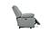 Wyatt Light Gray Leather/PVC Chair by BH Furniture