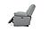 Wyatt Light Gray Leather/PVC 3-Seater Sofa by BH Furniture