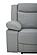 Wyatt Light Gray Leather/PVC 3-Seater Sofa by BH Furniture