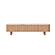 Wynter White Marble Top TV Stand w/Oak Veneer & Solid Rubber Wood Frame by BH Furniture