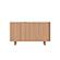 Wynter White Marble Top Buffet w/Oak Veneer & Solid Rubber Wood Frame by BH Furniture