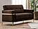 Lucas Brown Loveseat by Casamode